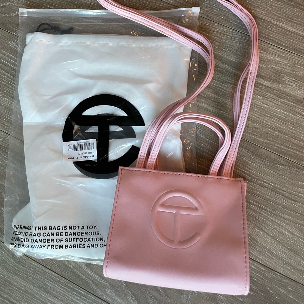 TELFAR small Bubble Gum Pink Tote Bag New and Never Worn
